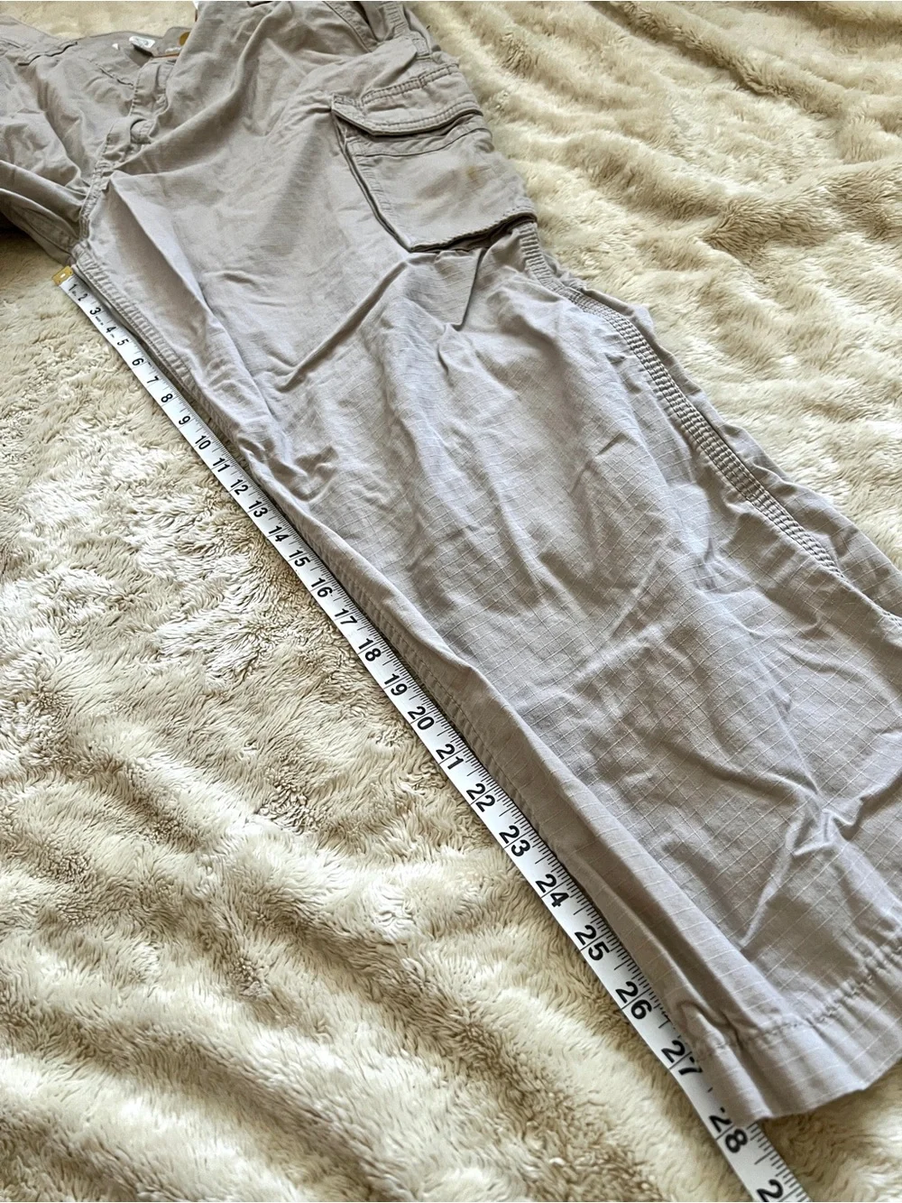 [FLAWED] CARHARTT Men's Khaki Tan Cargo Pants Size 40x30